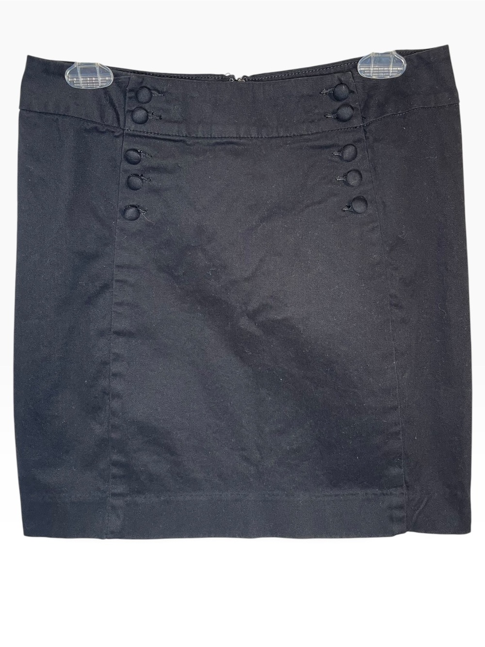 Gap Black Utility Cargo Sailor Buttons Mini Skirt Cotton Gorpcore Career Size 4